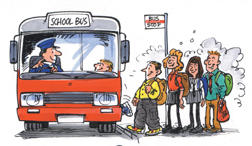 схема движения школьного автобуса